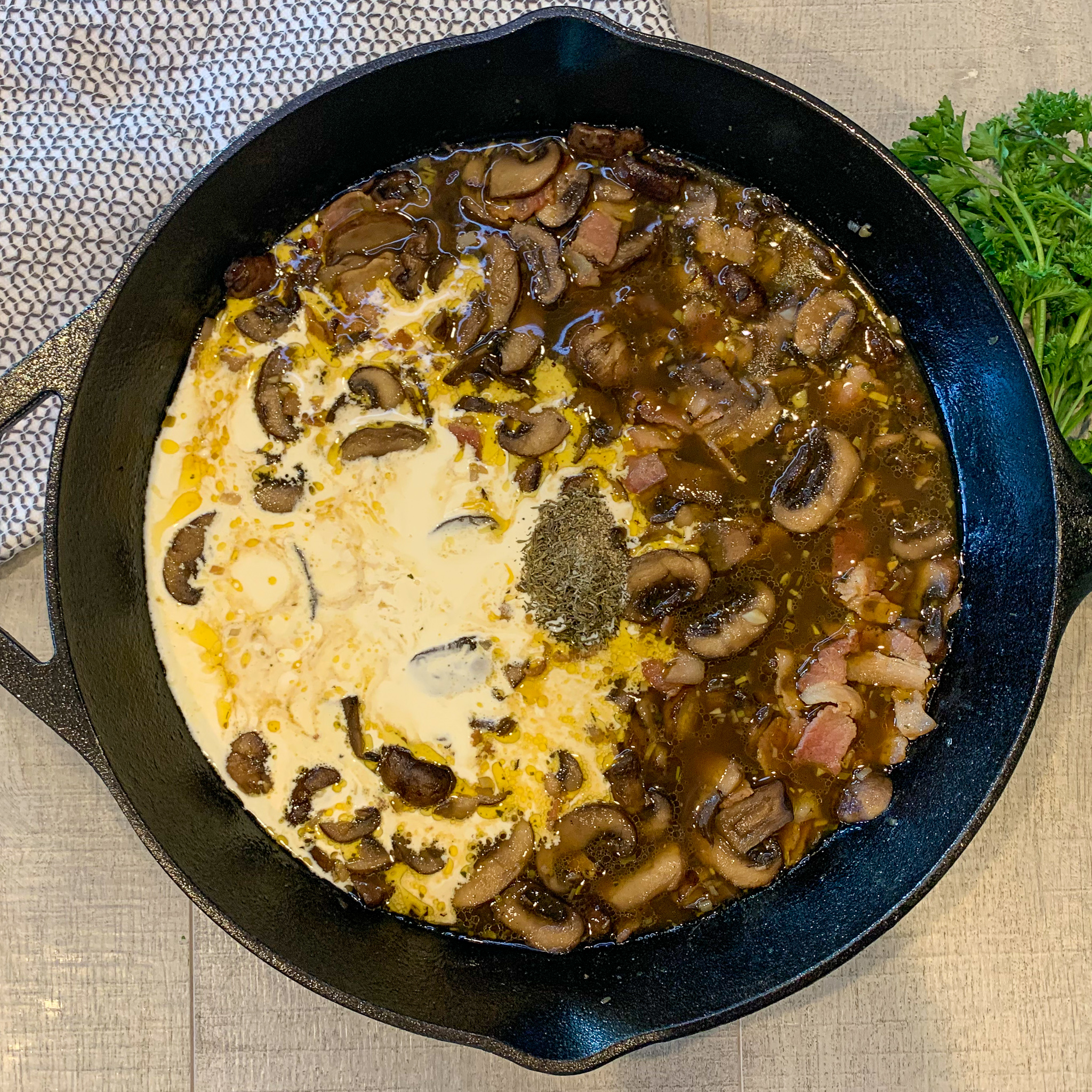 Creamy Chicken Marsala {So Easy}