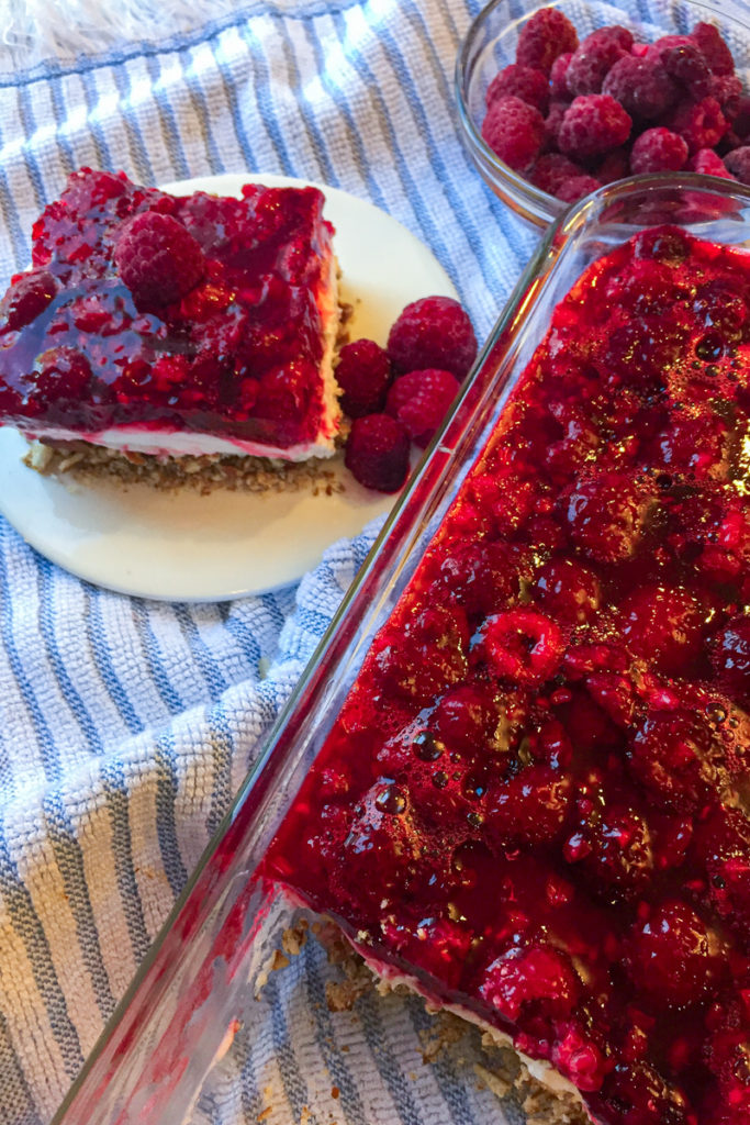The Best Raspberry Pretzel Jello