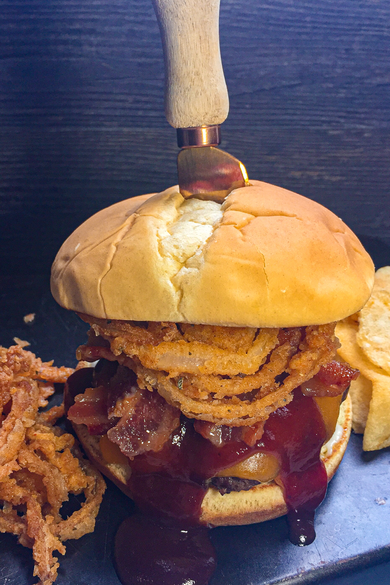 BBQ Bacon Cheeseburger | Modernmealmakeover.com