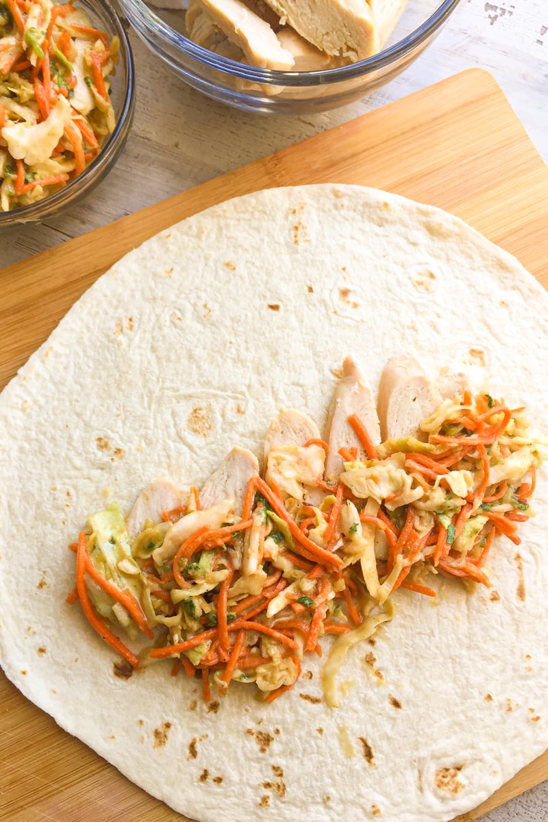 Oriental Chicken Wrap