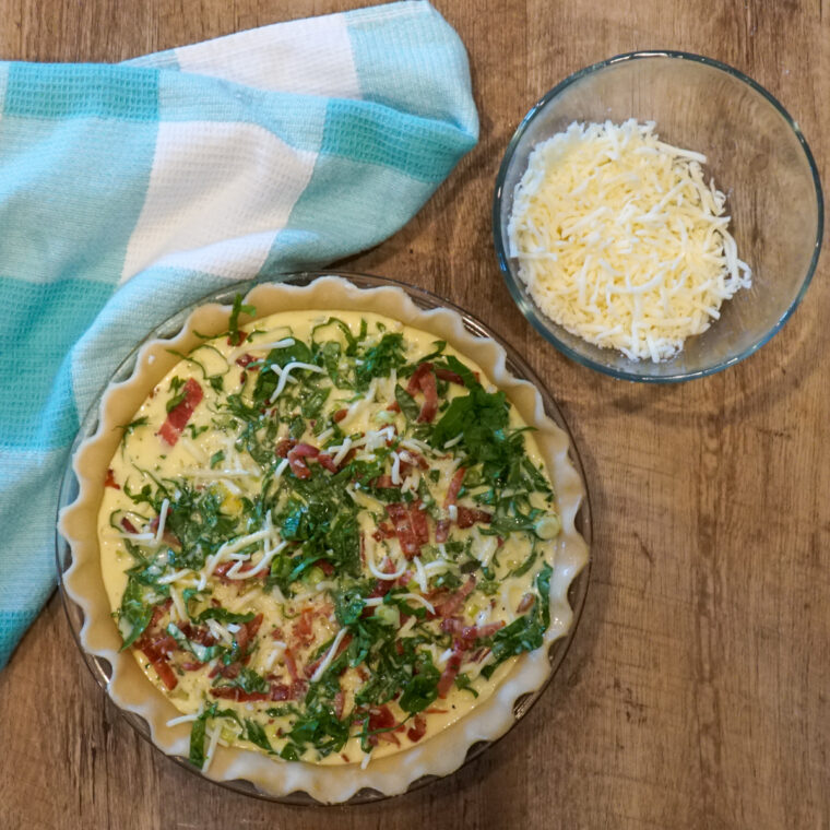 Bacon Spinach Quiche Recipe
