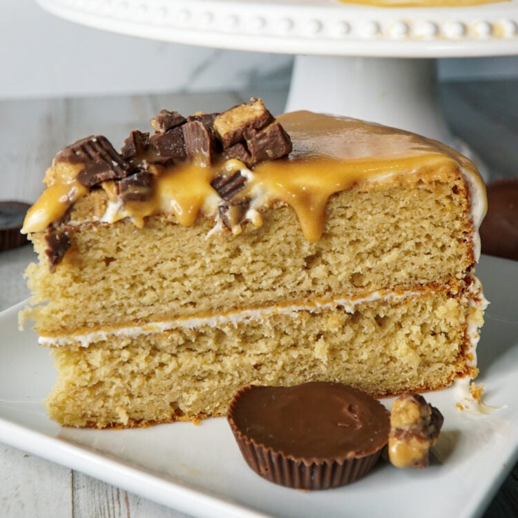 Peanut Butter Banana Cake