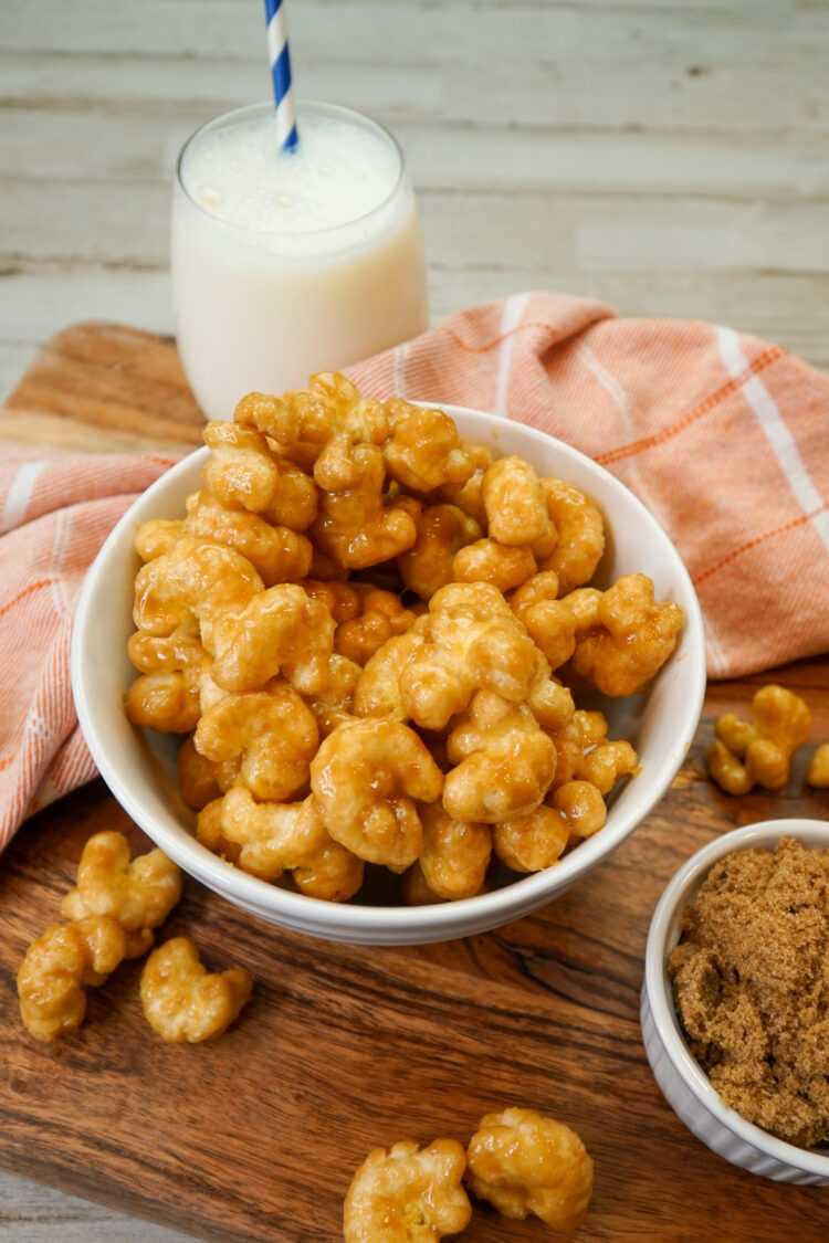 Caramel Corn Puffs {So Easy}