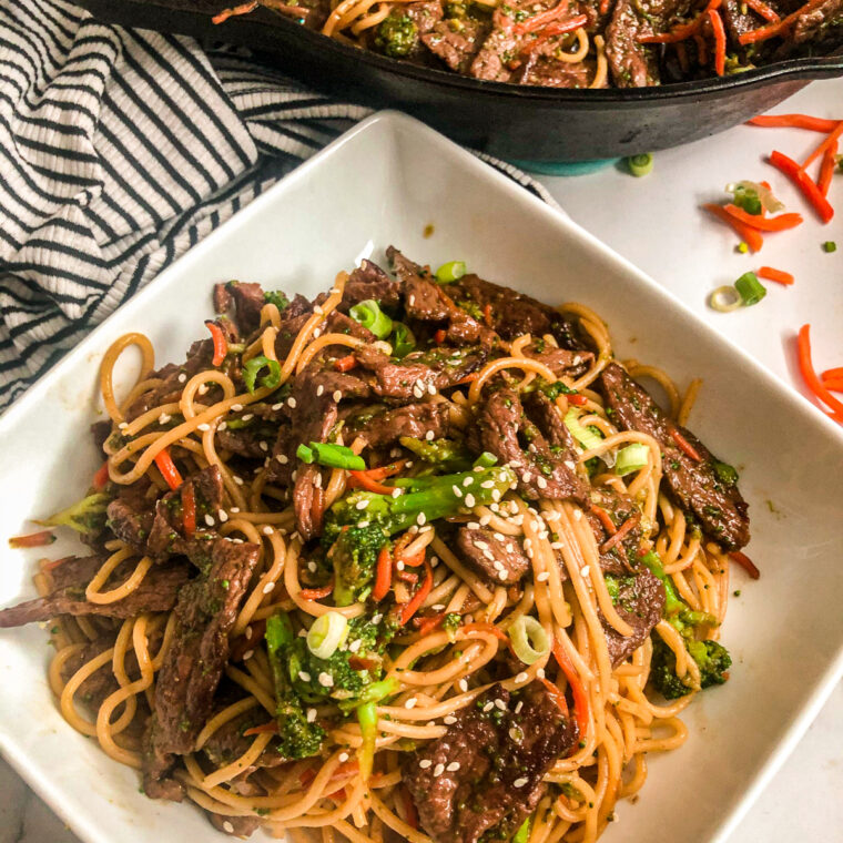 Beef And Broccoli Lo Mein