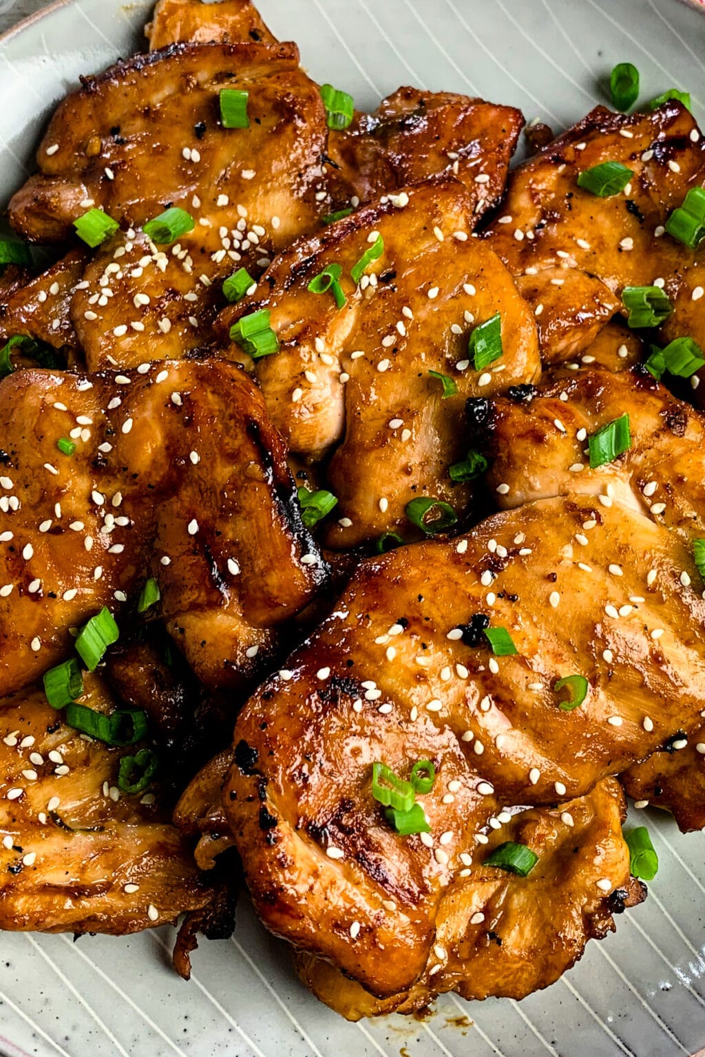 Teriyaki Grilled Chicken Thighs