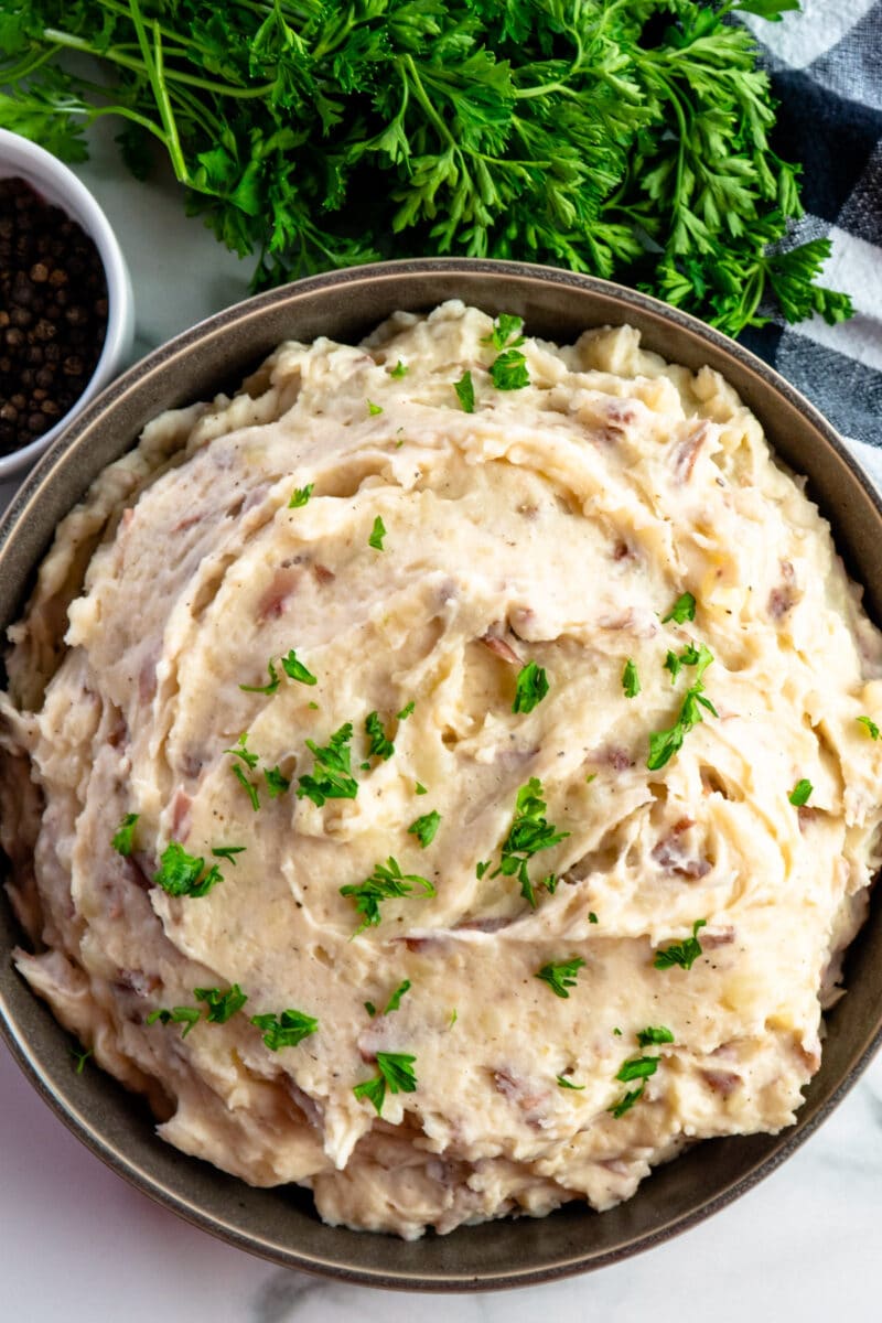 Garlic Mashed Red Potatoes Modern Meal Makeover