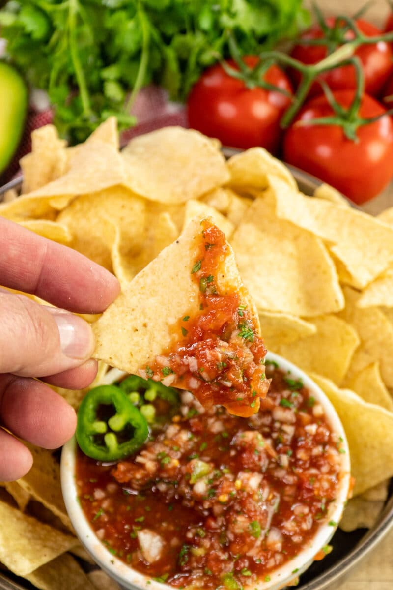 Best Homemade Salsa Recipe {Blender Salsa}