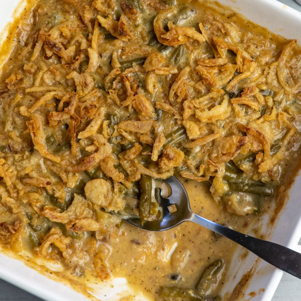 Homemade Green Bean Casserole Modernmealmakeover