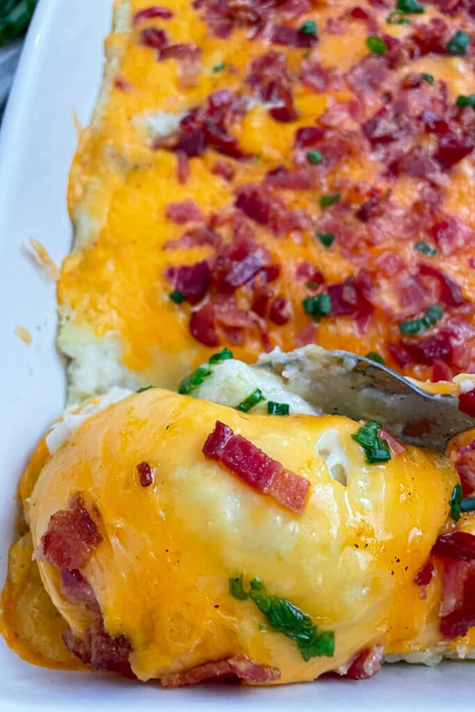 loaded mashed potato casserole