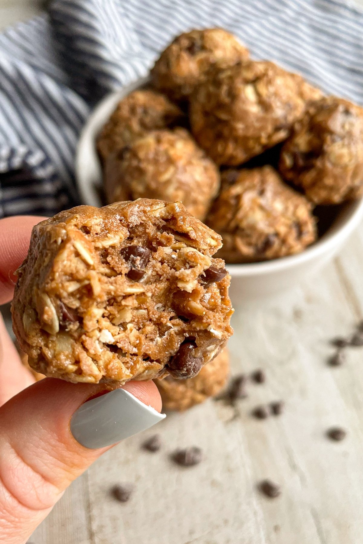 Easy Chocolate Peanut Butter Protein Balls