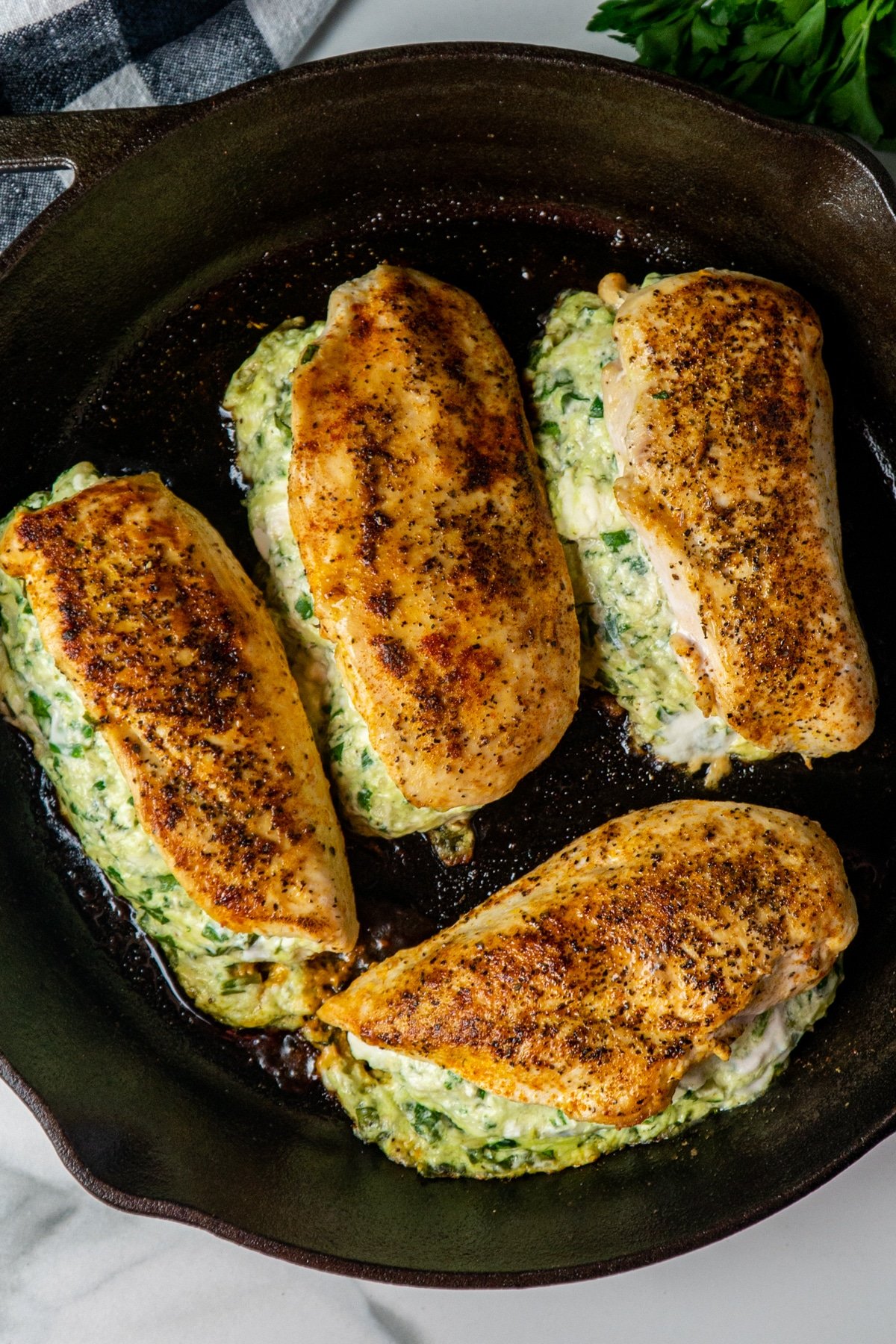 Spinach Stuffed Chicken Breasts Modernmealmakeover