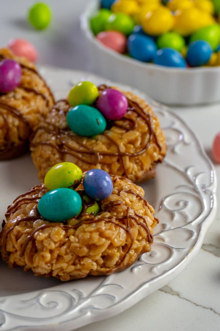 No Bake Birds Nest Cookies Modernmealmakeover