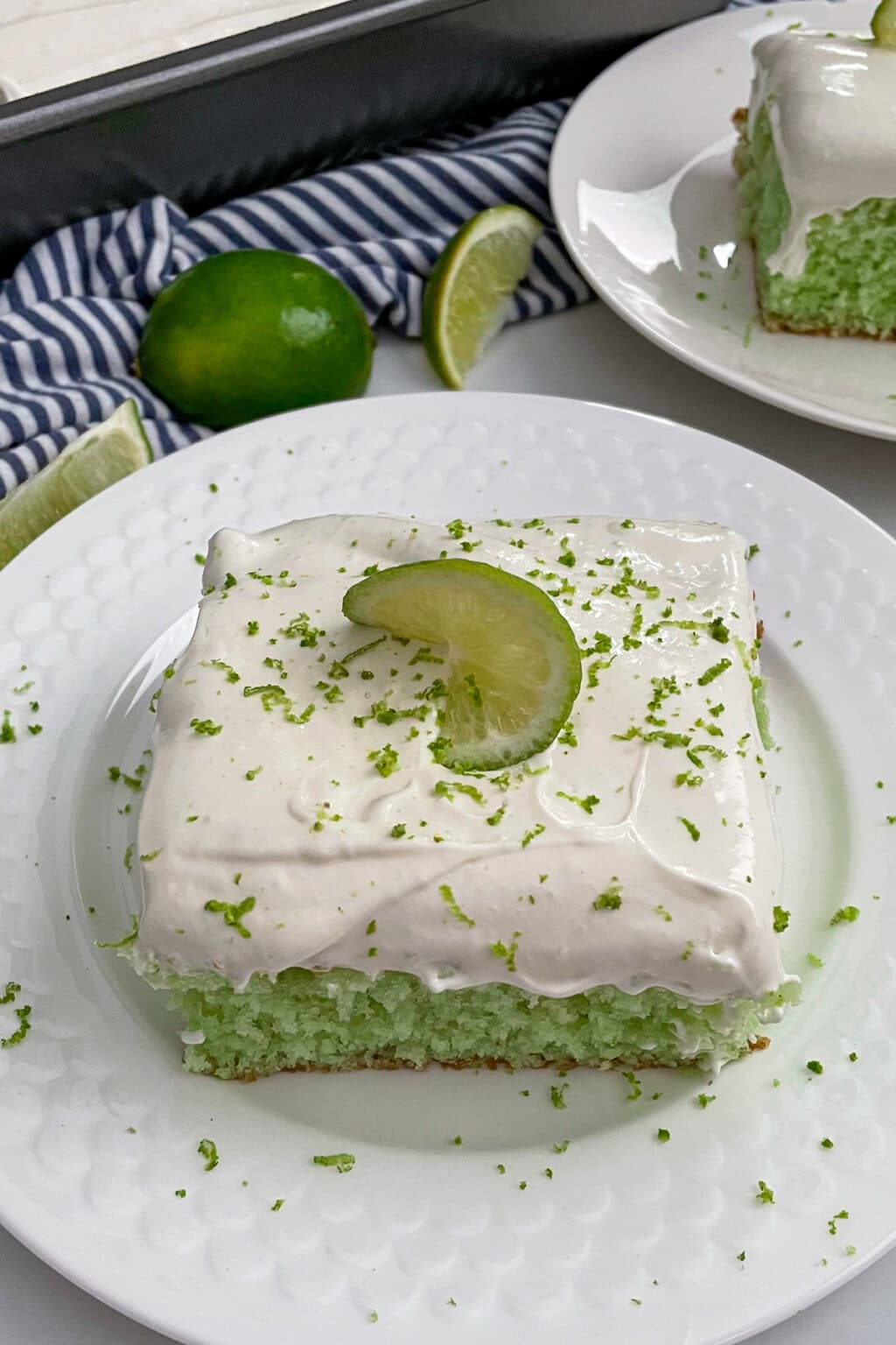 Key Lime Cake With Cream Cheese Frosting