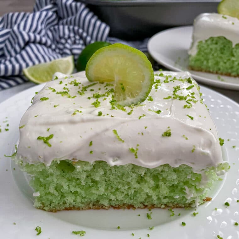 Key Lime Cake With Cream Cheese Frosting