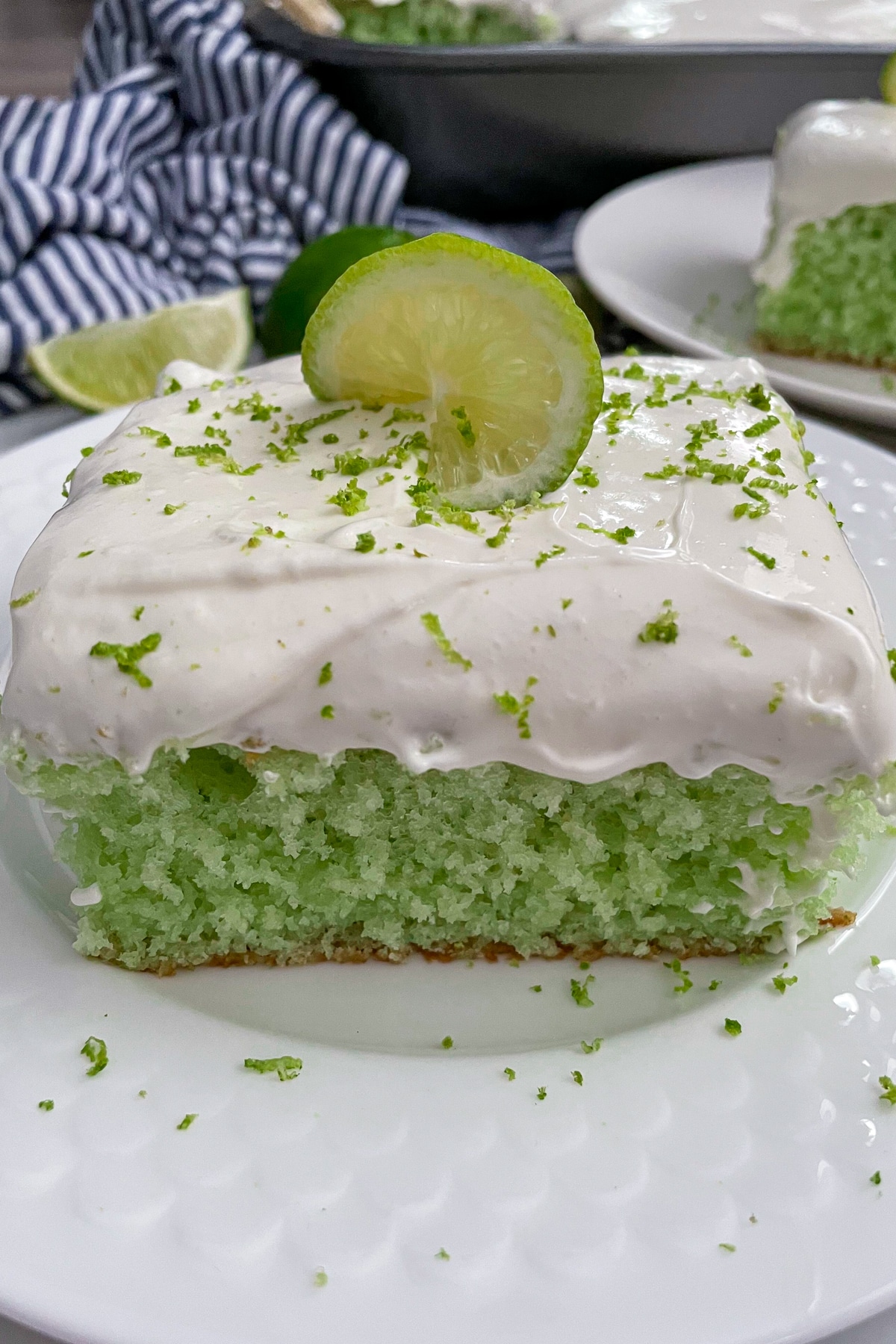 Key Lime Cake With Cream Cheese Frosting