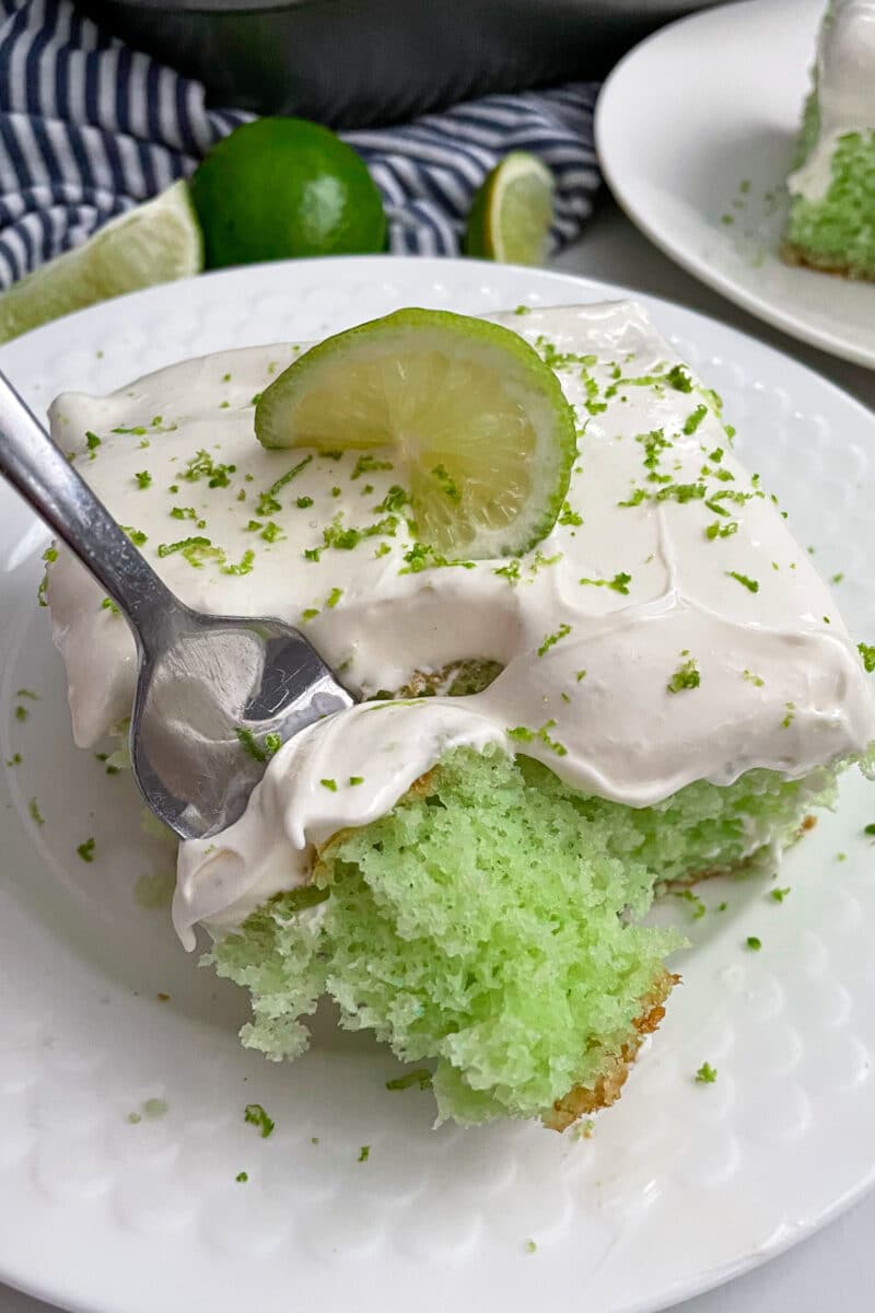 Key Lime Cake With Cream Cheese Frosting