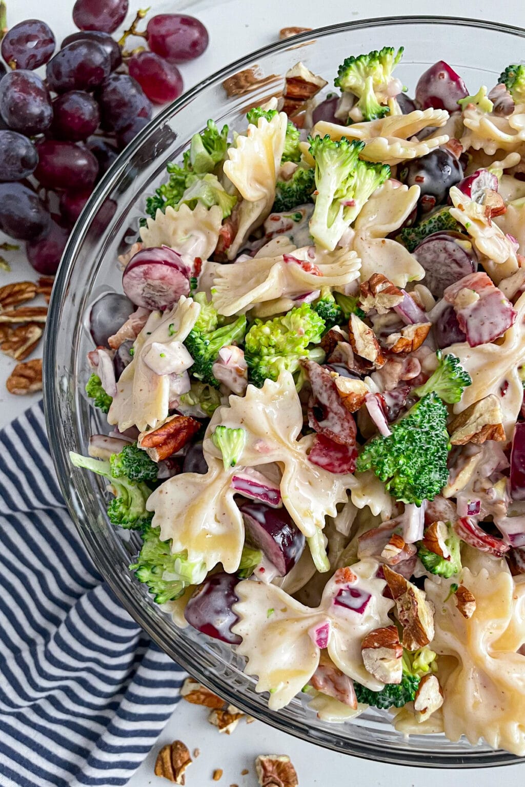 Broccoli Grape Pasta Salad