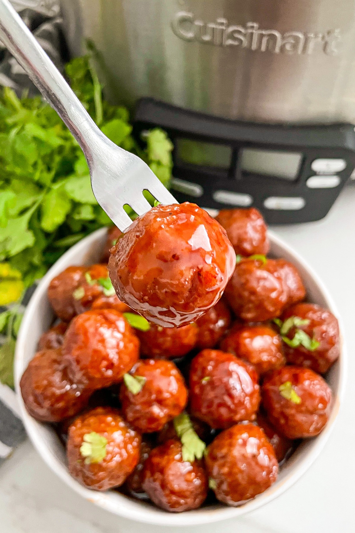 Slow Cooker Grape Jelly Meatballs