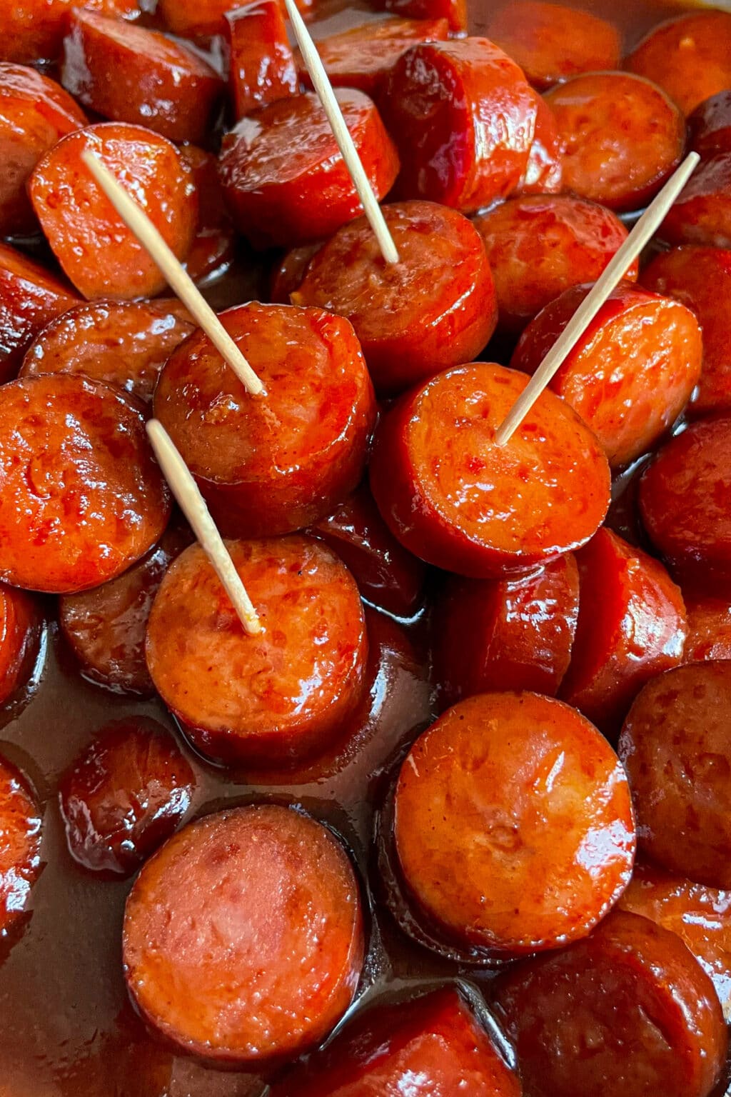 Easy Slow Cooker Kielbasa Bites