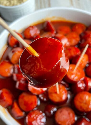 slow cooker kielbasa bites